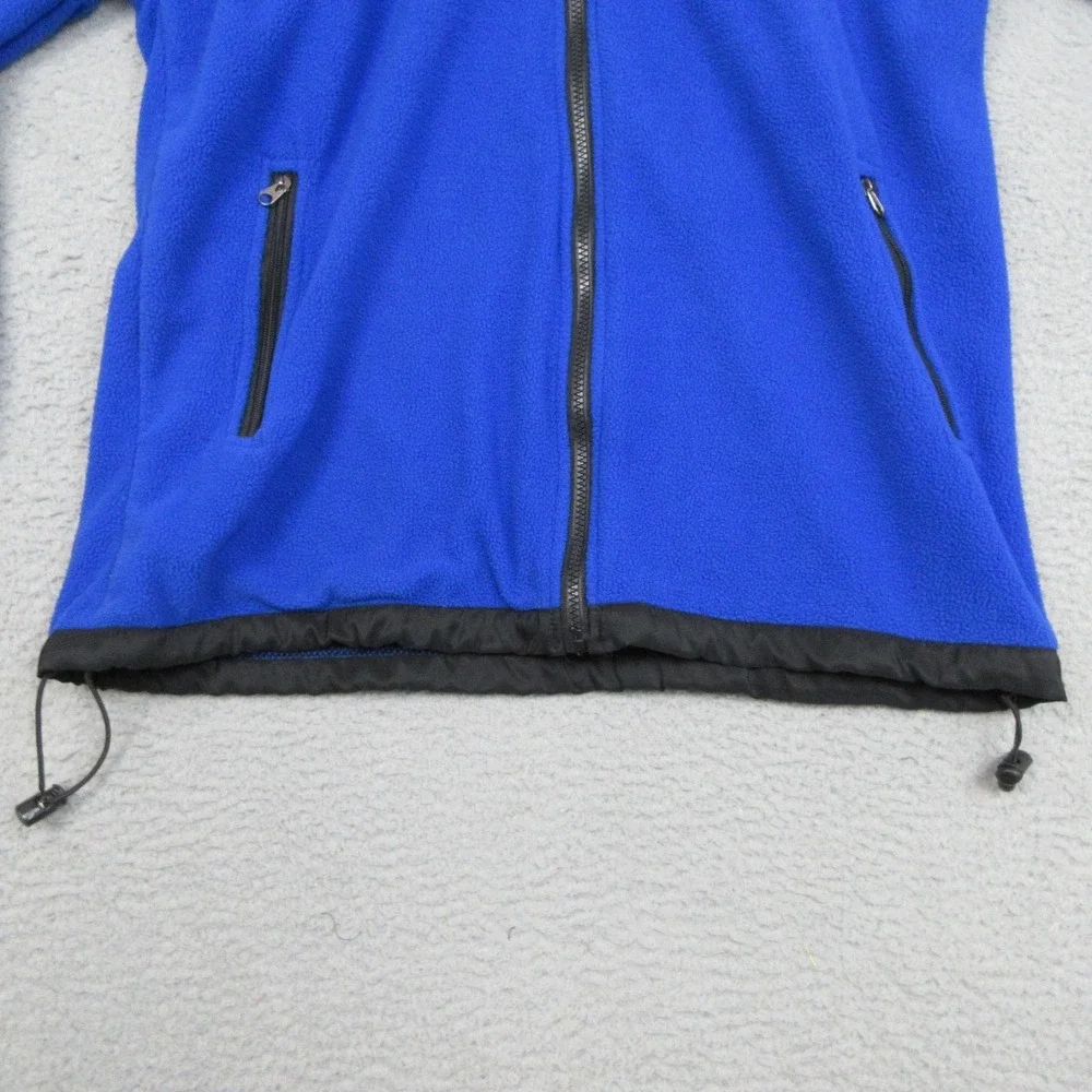 The North Face Royal Blue and Black WindStopper Fleece Jacket
